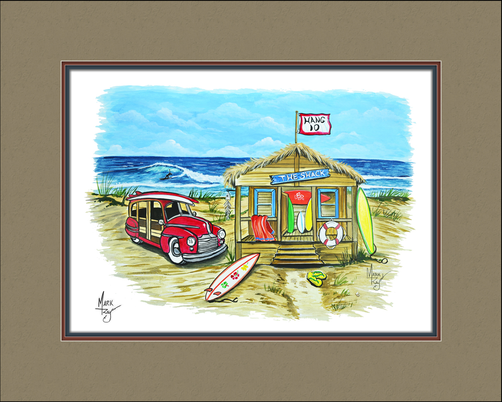 The Shack Beach Surf Shack and Big Red Woodie