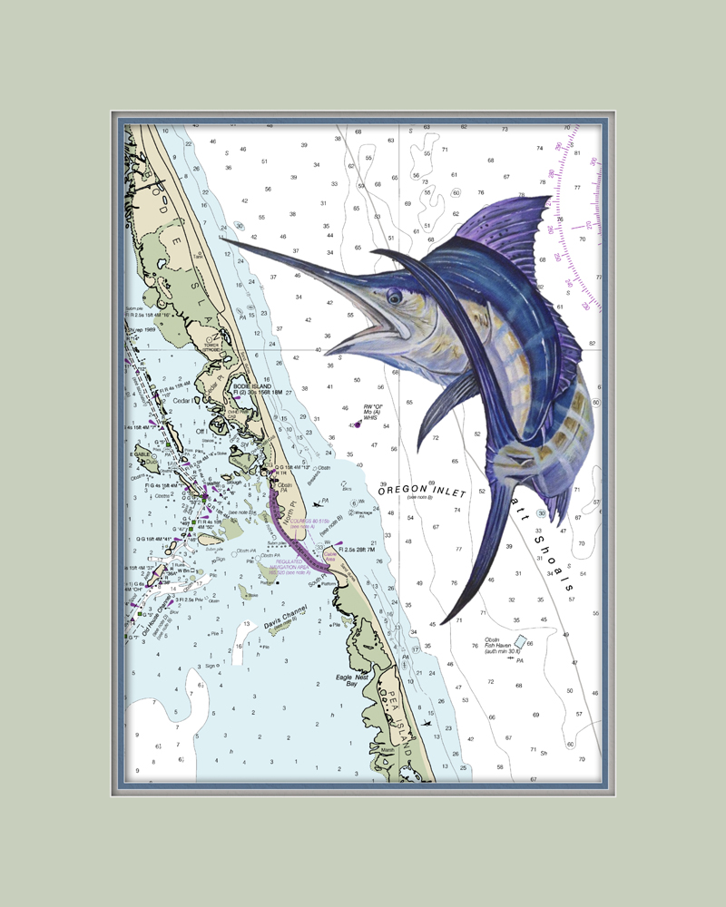 Chart - Oregon Inlet, NC - Marlin