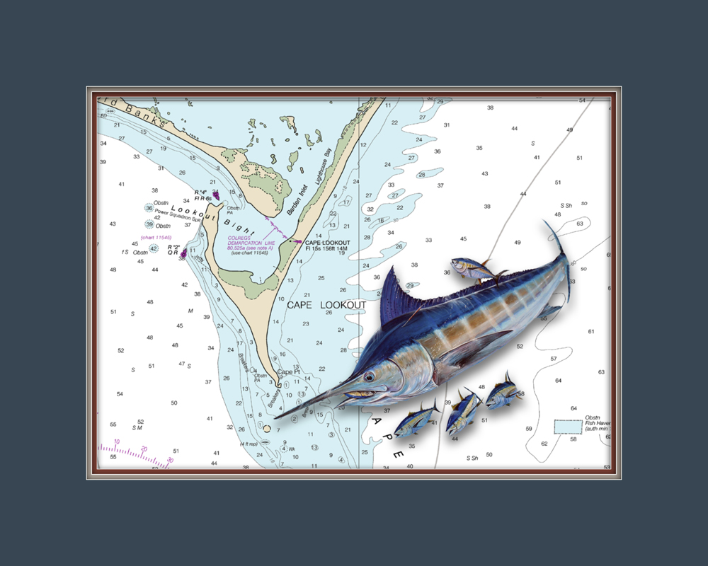 Chart - Cape Lookout, NC - Blue Marlin
